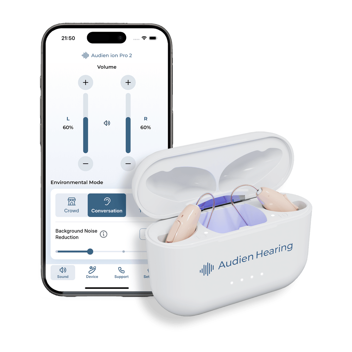 Audien Ion Pro 2 OTC Hearing Aids