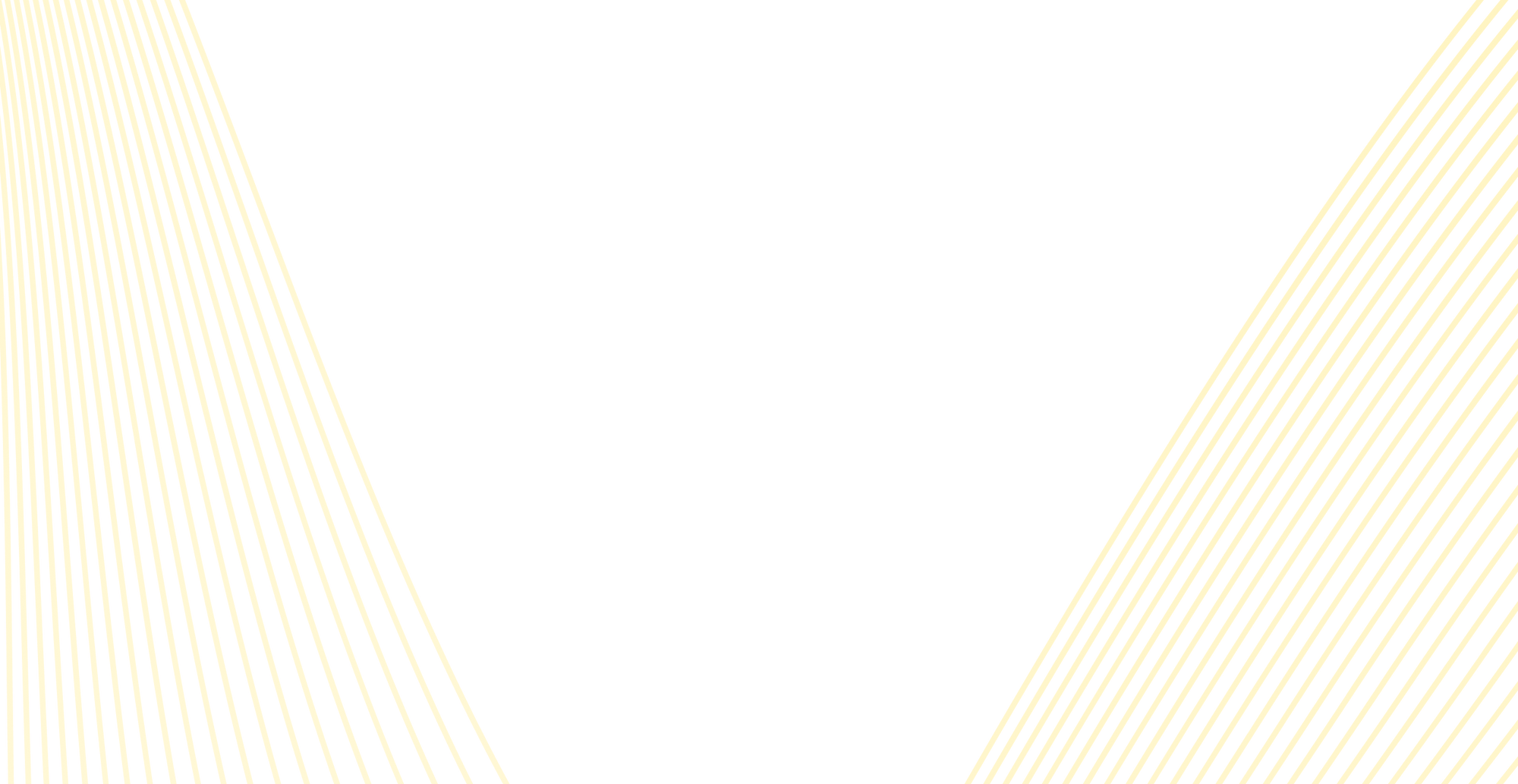 Thin yellow ribbon on a white background